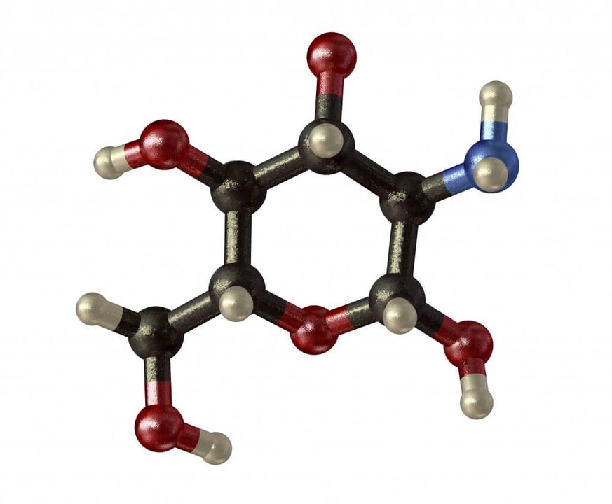 Glucosamin - en Element vun der Zesummesetzung HondroFrost